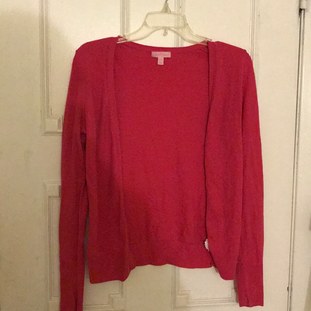 Hot Pink Lilly Pulitzer Cardigan